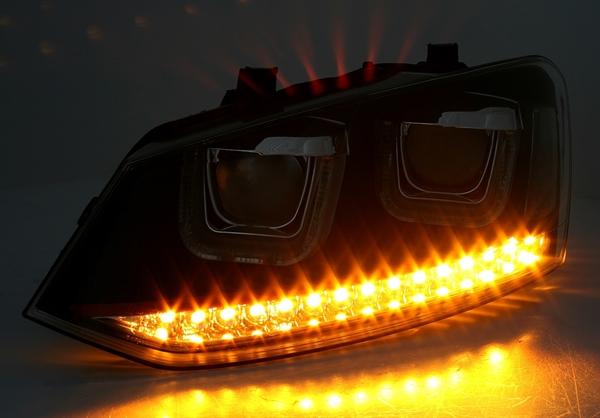 Produktbild Eagle Eyes VW Polo - LED Angel Eyes Scheinwerfer Mit Dynamic Blinker