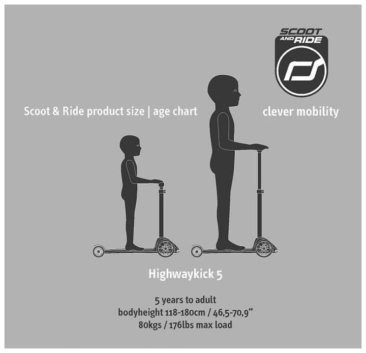 Produktbild Scoot and Ride kinderstep Highwaykick 5 Steel