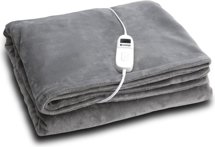 Actual product image Champion Electric blanket 180x130cm VFT410 Grey (180 x 130 cm)