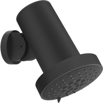 Actual product image Gessi Habito anti-limestone overhead shower with joint, rain, wall mounted, DIAMANTATO