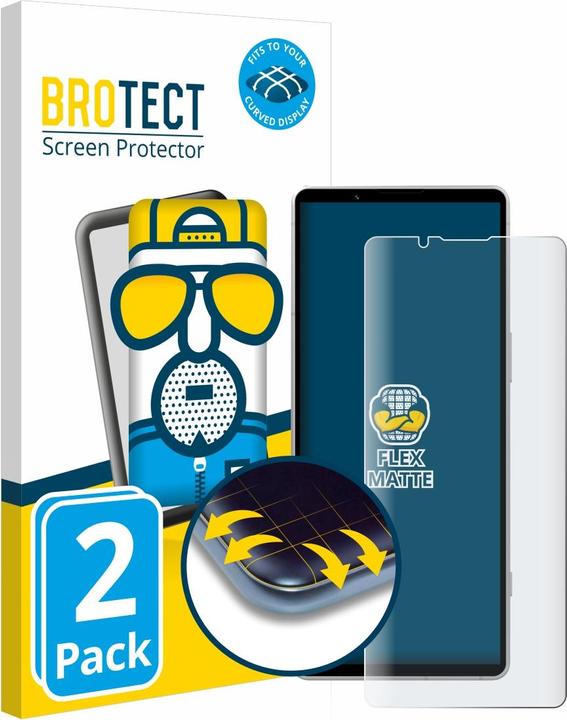 Image du produit BROTECT Full-Cover Protection Mat (2 pièce(s), Sony Xperia 5 V)