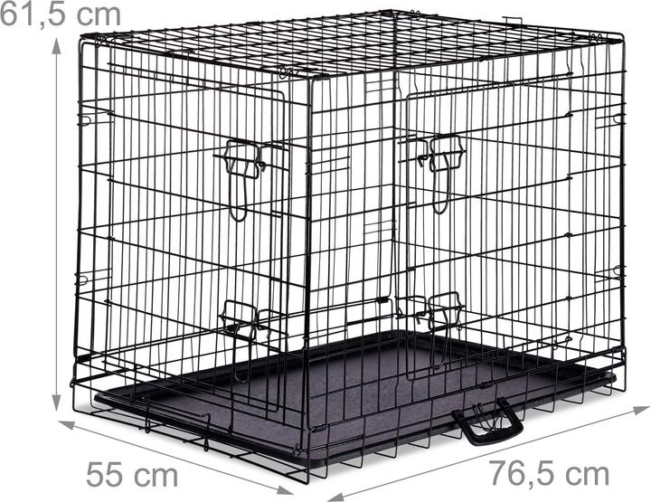 Immagine prodotto Relaxdays Gabbia pieghevole per cani misure S-XXXL (Cane, Pieghevole)