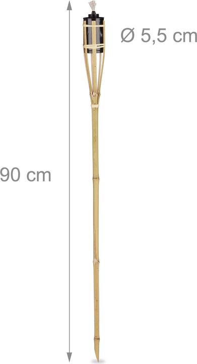 Image du produit Relaxdays Torche de jardin, lot de 10