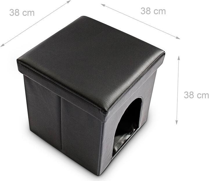 Immagine prodotto Relaxdays Cuccia per cani e gatti pouf sgabello