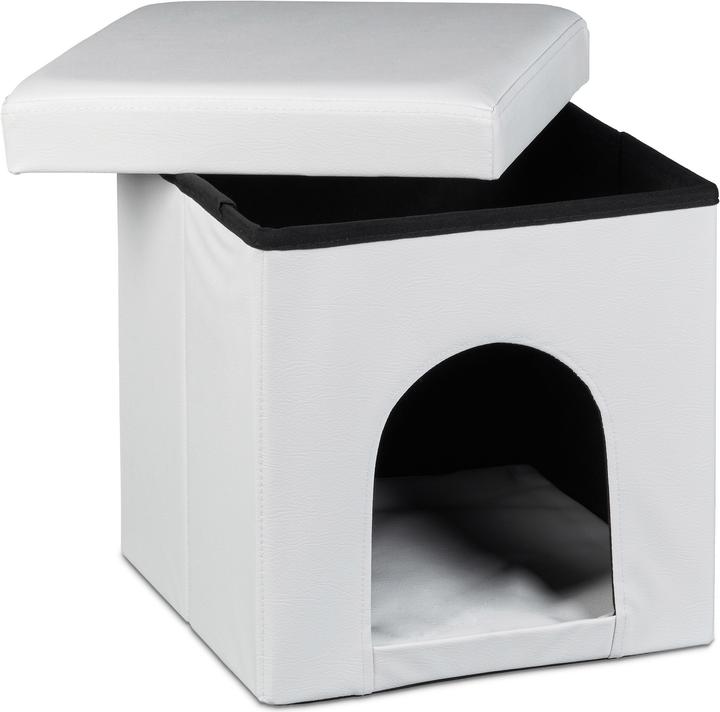 Immagine prodotto Relaxdays Cuccia per cani e gatti pouf sgabello