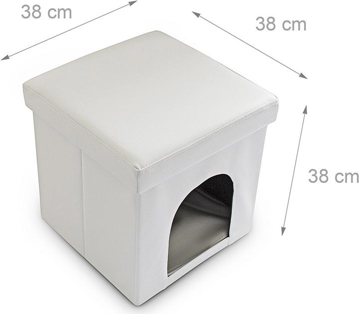 Immagine prodotto Relaxdays Cuccia per cani e gatti pouf sgabello