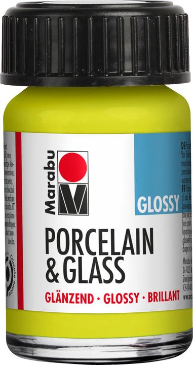 Immagine prodotto Marabu Vernice per vetro e porcellana 782 Argento metallizzato, 15 ml (Argento, 15 ml)