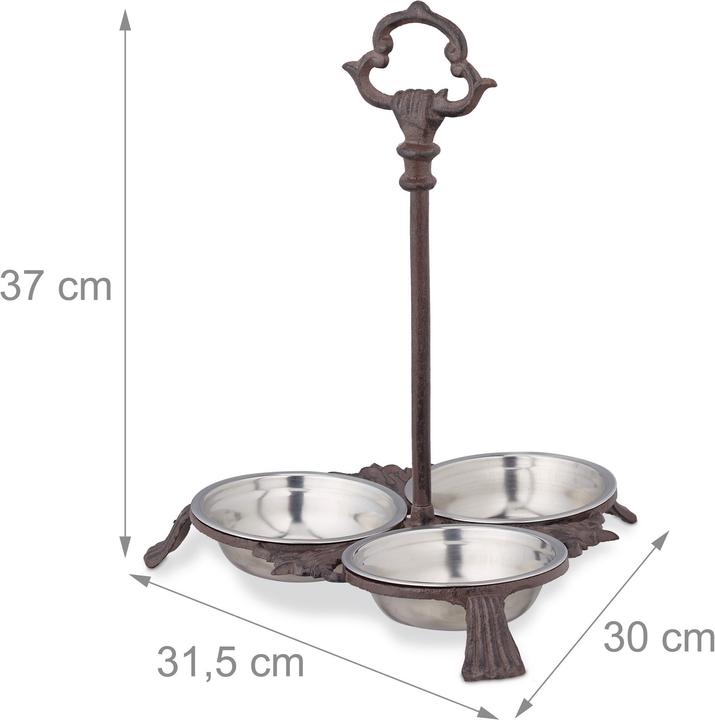 Image du produit Relaxdays Gamelle chiots, en fonte de fer (0.20 l)