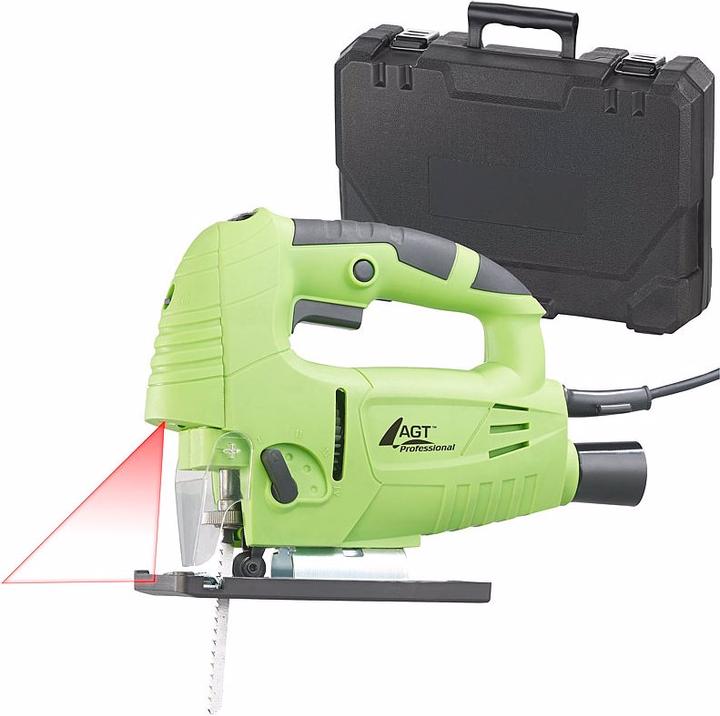 Produktbild AGT Professional Professionelle Laser-Stichsäge mit LED-Licht