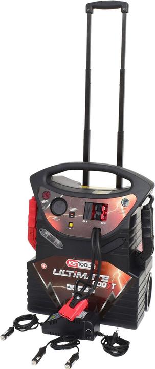 Actual product image KS Tools 12 V + 24 V battery booster, mobile jump starter 2340 A (6200 A, 25000 mAh)