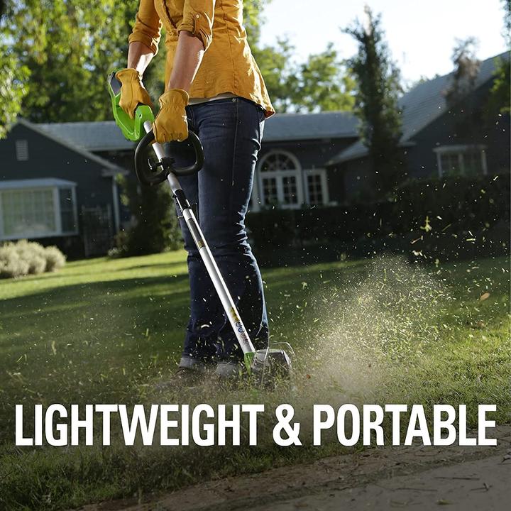 Immagine prodotto Greenworks Tosaerba da 40V con batteria da 2Ah e caricabatterie (G40LTK2). (Filo di taglio)