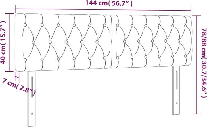 Immagine prodotto VidaXL Lea (144 x 7 x 88 cm)