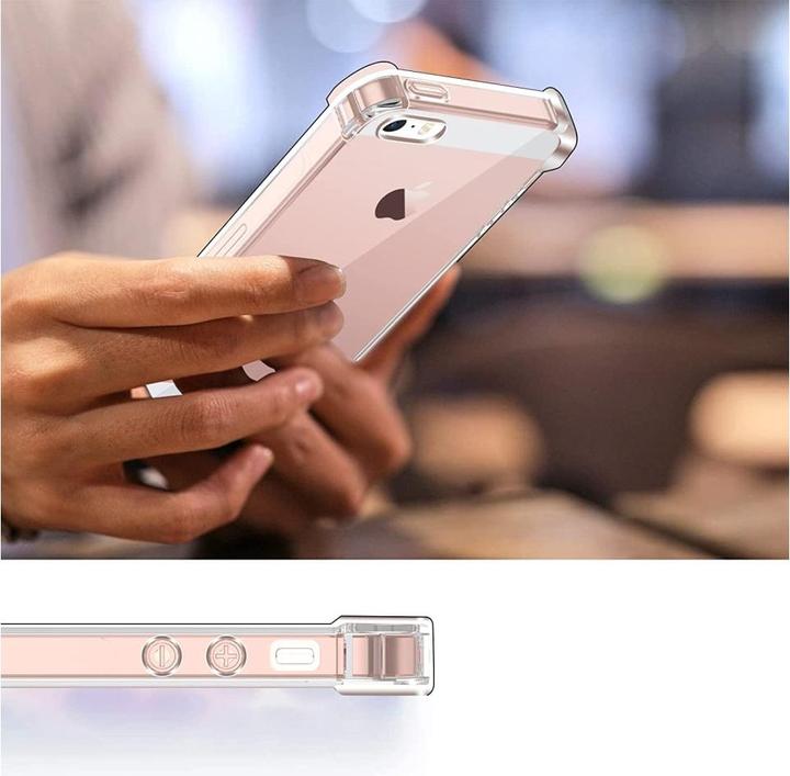 Produktbild Screenguard Apple iPhone 5/5S/SE Hülle Crystal Soft Airbag Bumper (Apple iPhone 5)