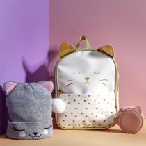 Image du produit sac à dos chat blanc