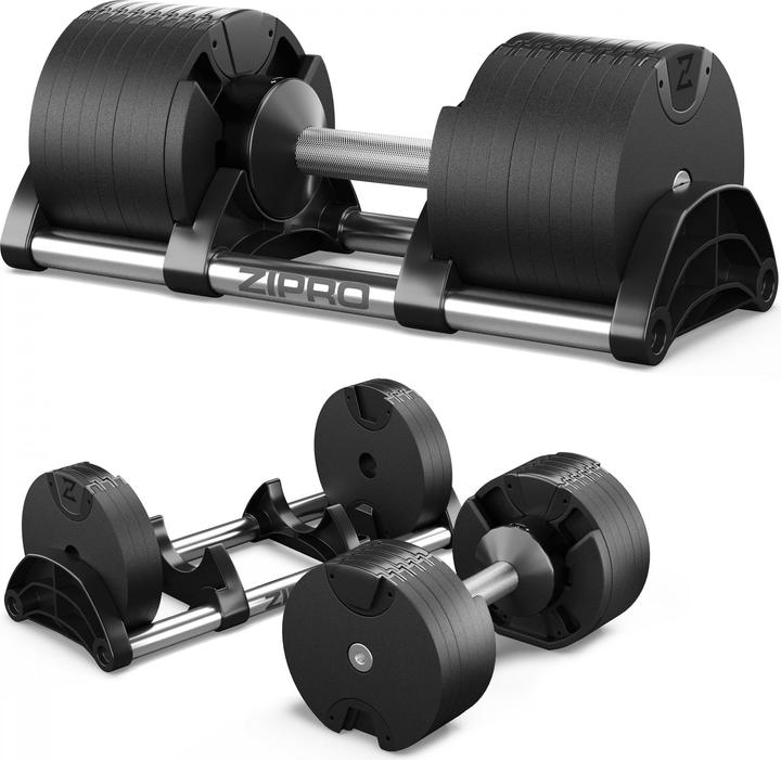Produktbild Zipro Dumbbells with adjustable load ROUND 40 kg