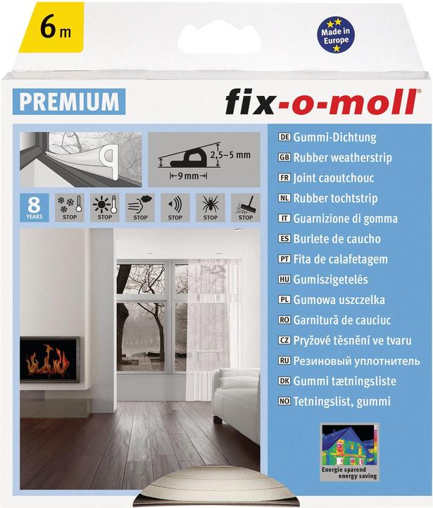 Immagine prodotto Fix-o-moll P-Profil Gummi-Dichtung