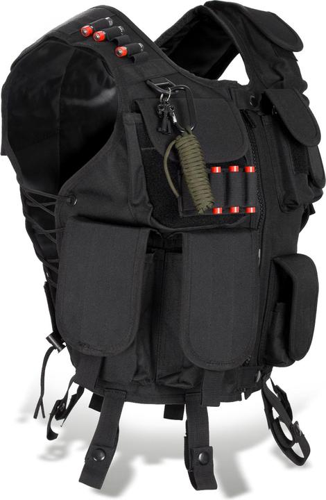 Immagine prodotto Black Snake Costume da serpente nero con gilet e berretto (S)