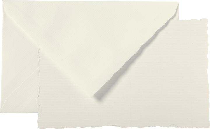 Image du produit G. Lalo 10 ensembles Mode de Paris 97x152mm, Vergé de France, coupe Moyen-Age, 300g - blanc (1 x)