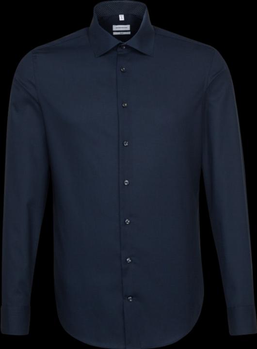 Produktbild Seidensticker Hemd Slim Fit Business Kent Patch 12 dark blue (L)