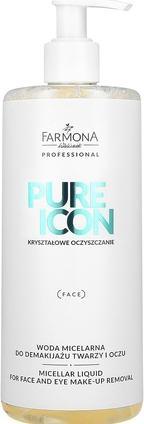 Produktbild Farmona PROFESSIONAL Pure Icon Micellar Liquid For Face And Eye Make-Up Remover woda micelarna do de (Make-Up Entferner, 500 ml)