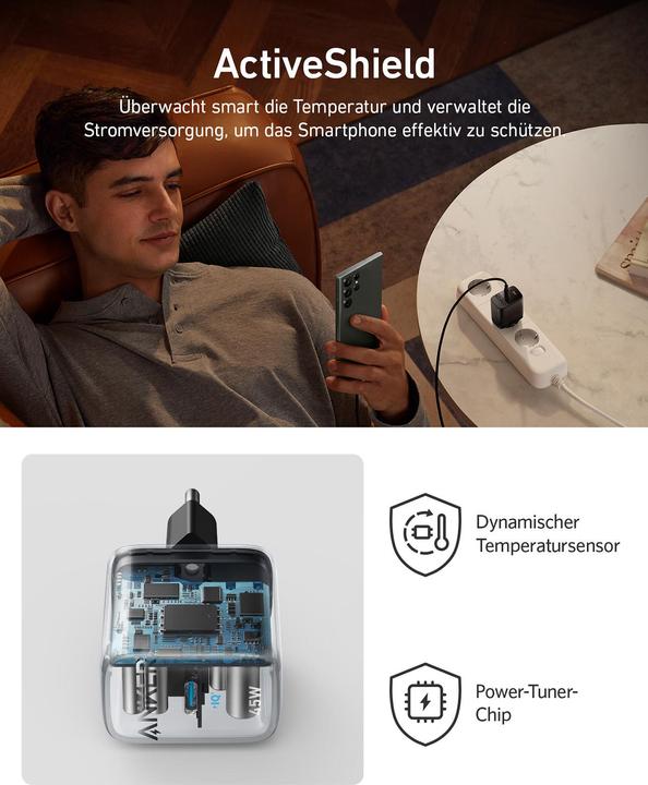 Actual product image Anker 313 (45 W)