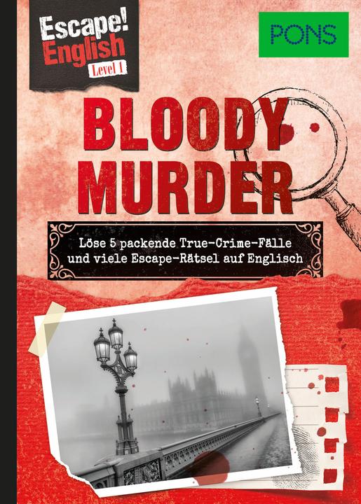 Image du produit Escape! English - Level 1 - Bloody Murder (Allemand, Anglais, Ulrike Wolk, Annekatrin Baumann, Inga Steinmetz, 2023)