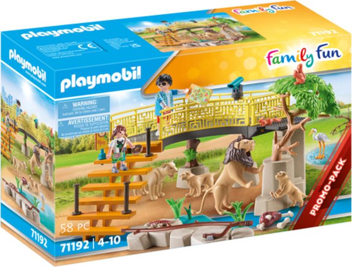 Actual product image Playmobil Lions in the outdoor enclosure (71192, Playmobil Family Fun)