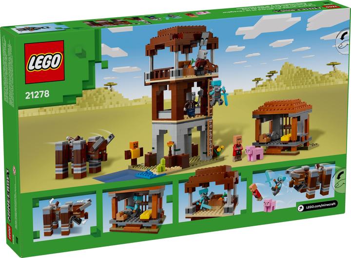 Produktbild LEGO Ein Verwüster am Plünderer-Aussenposten (21278, LEGO Minecraft)