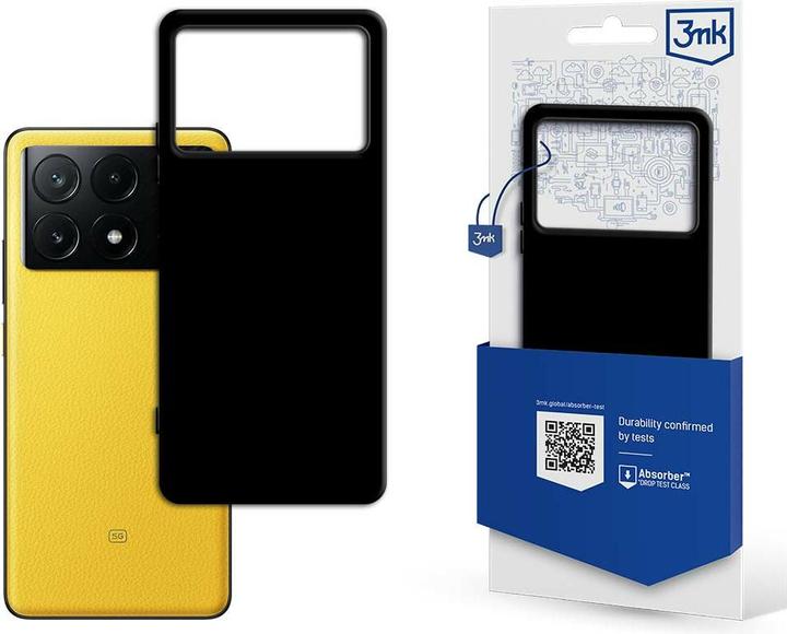 Immagine prodotto 3MK Custodia opaca Poco X6 Pro 5G czarny/nero (Xiaomi Poco X6 Pro)