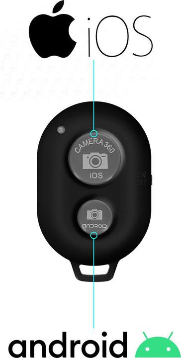 Immagine prodotto Avizar Telecomando Bluetooth per smartphone Scatto remoto dell'otturatore, foto, selfies (Bluetooth)