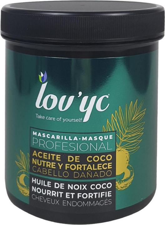 Produktbild Lov'yc Professionelle Haarmaske mit Kokosnussöl zum Nähren und Reparieren von geschädigtem Haar 23,7 fl oz (700 ml)