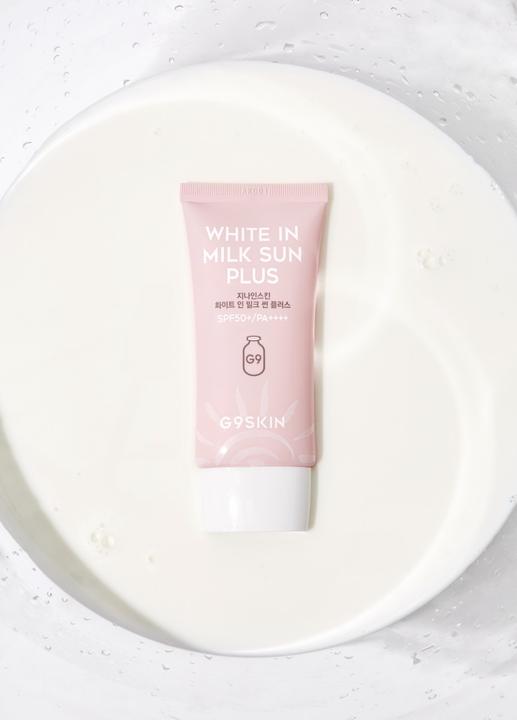 Actual product image G9 Skin White In Milk Sun Plus SPF50 (Suntan cream, SPF 50, 40 ml)