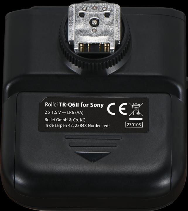 Produktbild Rollei TR-Q6II Universeller Funksender für Studioblitze - Für Sony-Kameras