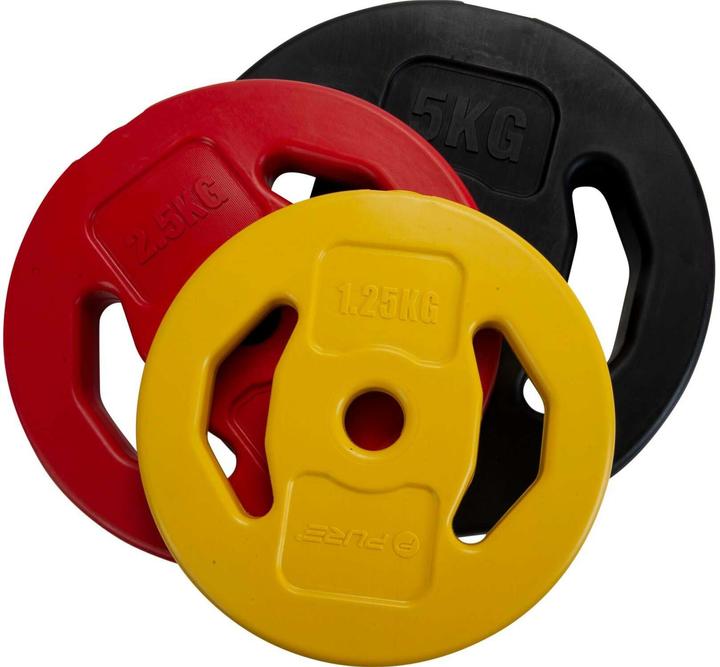 Image du produit Pure2improve Jeu d'haltères Incl. weights (2 x 5 kg, 2 x 2,5 kg, 2 x 1,25 kg)