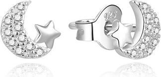 Produktbild Beneto Impressive silver earrings with zircons AGUP765L (L)