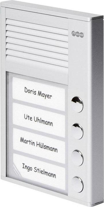 Produktbild Auerswald TFS-Dialog 204 fuer a/b-Nebenstellenanschluss / 4 Klingeltaster / Slim-Line-Gehaeuse / Aluminiump... (Kabelgebunden)