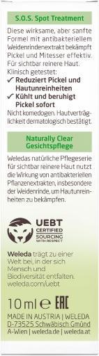 Image du produit Weleda Naturally Clear S.O.S. (10 ml, Gel visage)