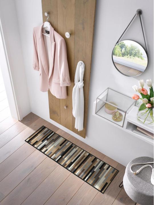 Image du produit Wash + Dry Paillasson taille chaussure Mikado Stripes 35 cm x 120 cm, Nature (35 x 120 cm)