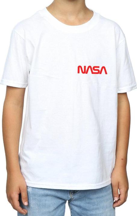 Actual product image Nasa Boys Modern Logo Chest T-Shirt (152, 158)