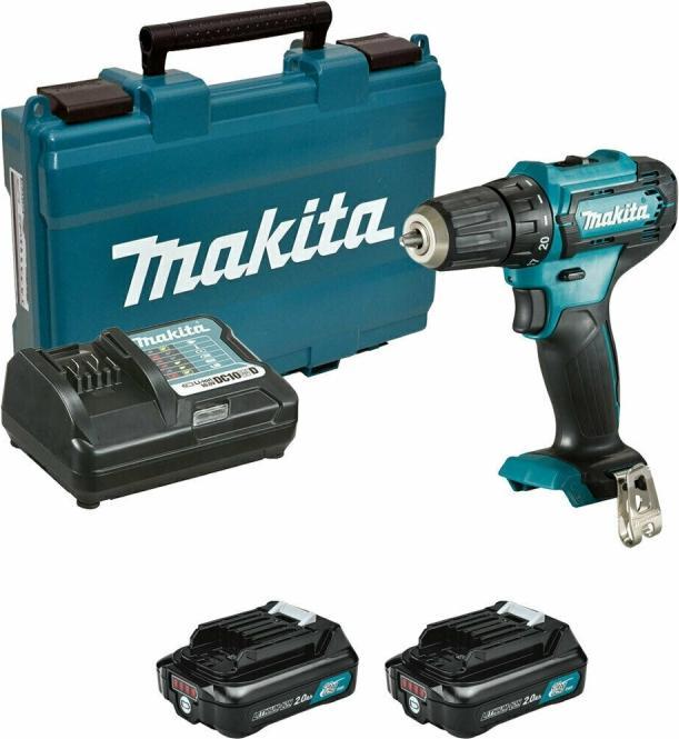 Image du produit Makita Perceuse-visseuse sans fil DF333DWAE 10,8V 2x2,0Ah (Fonctionnement sur batterie)