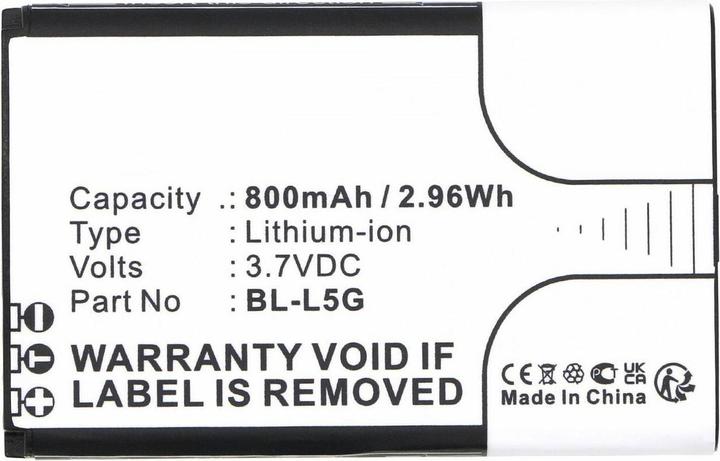 Produktbild CoreParts Battery 3.7V 800mAh 2.96Wh