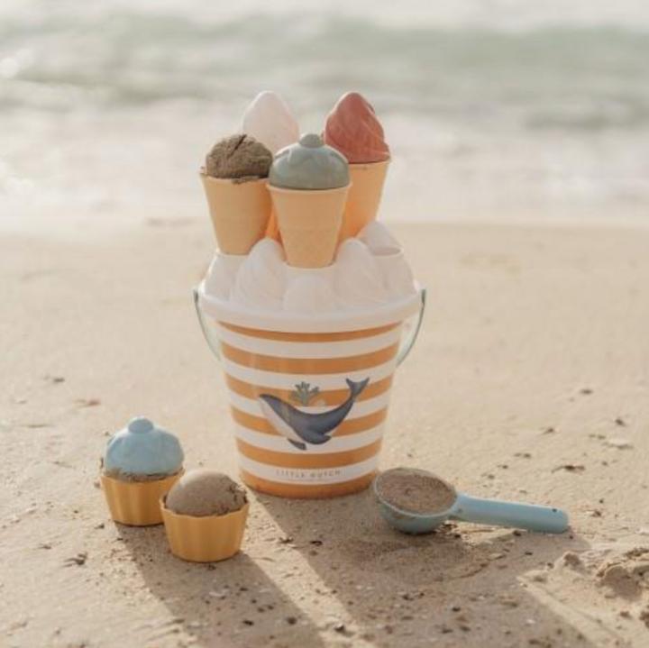 Image du produit Little Dutch Ice Cream Bucket Set Ocean Dreams Blau