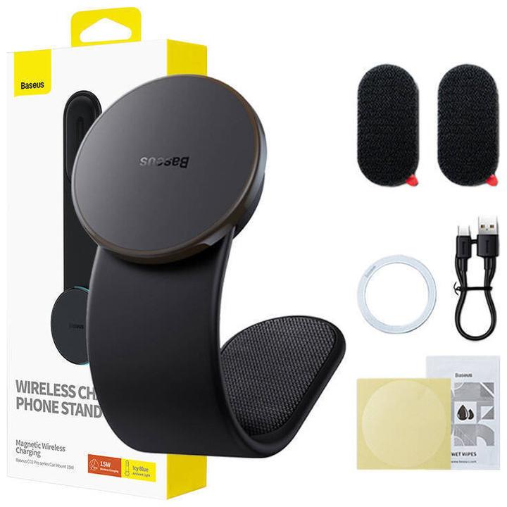 Immagine prodotto Baseus Supporto per auto con ricarica wireless C02 Pro Series (15 W)