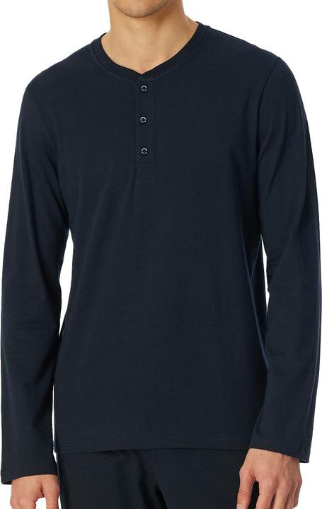 Produktbild Schiesser Langarmshirt Knopfleiste (56)