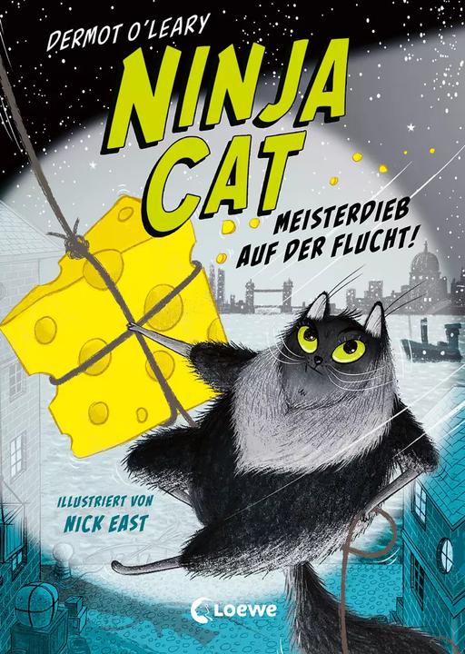 Image du produit Ninja Cat (Band 2) - Meisterdieb auf der Flucht! (Allemand, Dermot O'Leary, Tamara Reisinger, Nick East, Livres pour enfants Loewe, 2023)