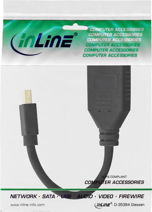 Actual product image InLine Mini DisplayPort to (DP, 15 cm)