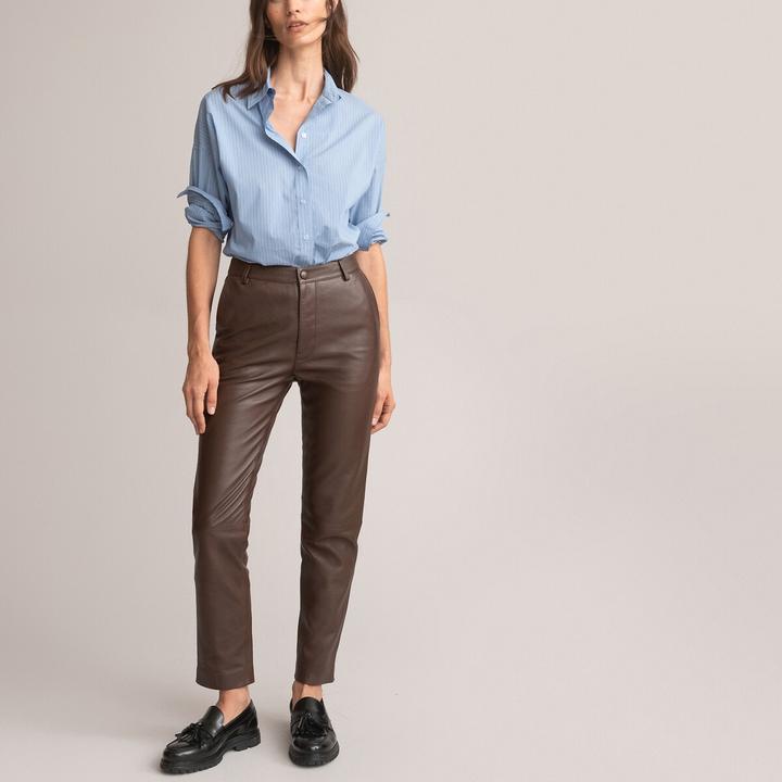 Image du produit La Redoute Collections Pantalon en cuir (44)