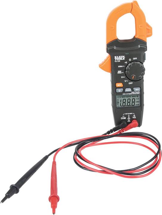 Actual product image Klein Tools CL120 Hand-held multimeter digital CAT III 600V Display (Counts): 2000 (CAT III 600V)