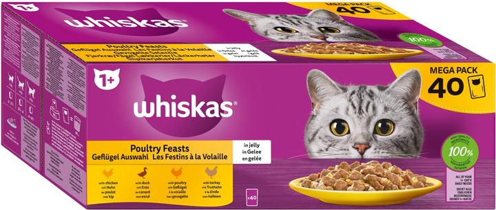Whiskas Frischebeutel (Adult, 40 Stk., 3400 g)