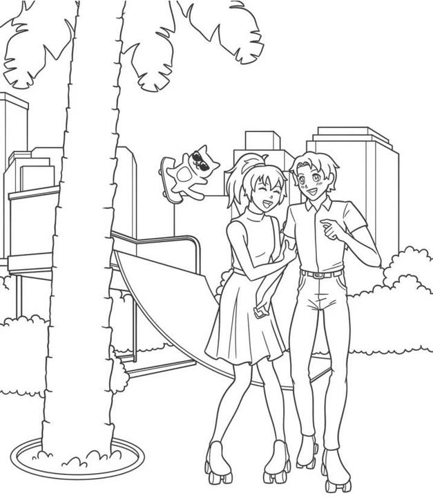 Actual product image Manga colouring book with magic pages. A great gift for fans!